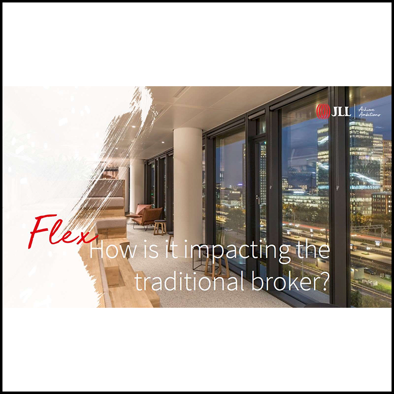 How the rise of flexible office impacts traditional brokers – The Amsterdam situation (2018)