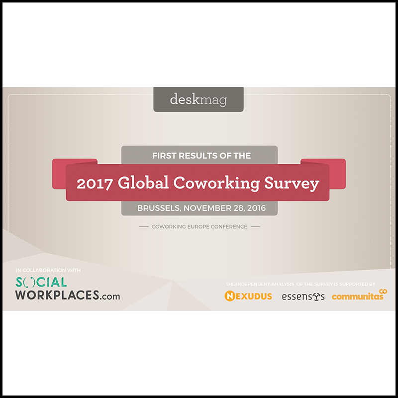 The Global Coworking Survey (2016)