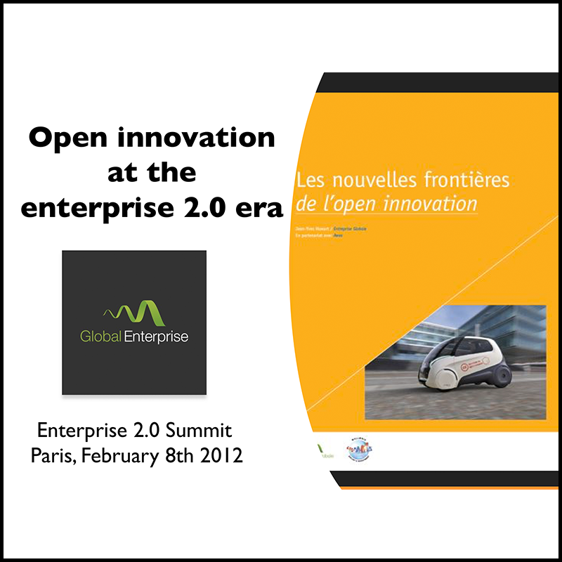 Open Innovation at the Enterprise 2.0 era (2012)