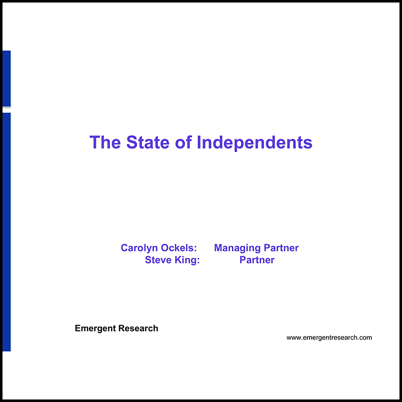 The state of independent workforce and impact on coworking demand (2012)