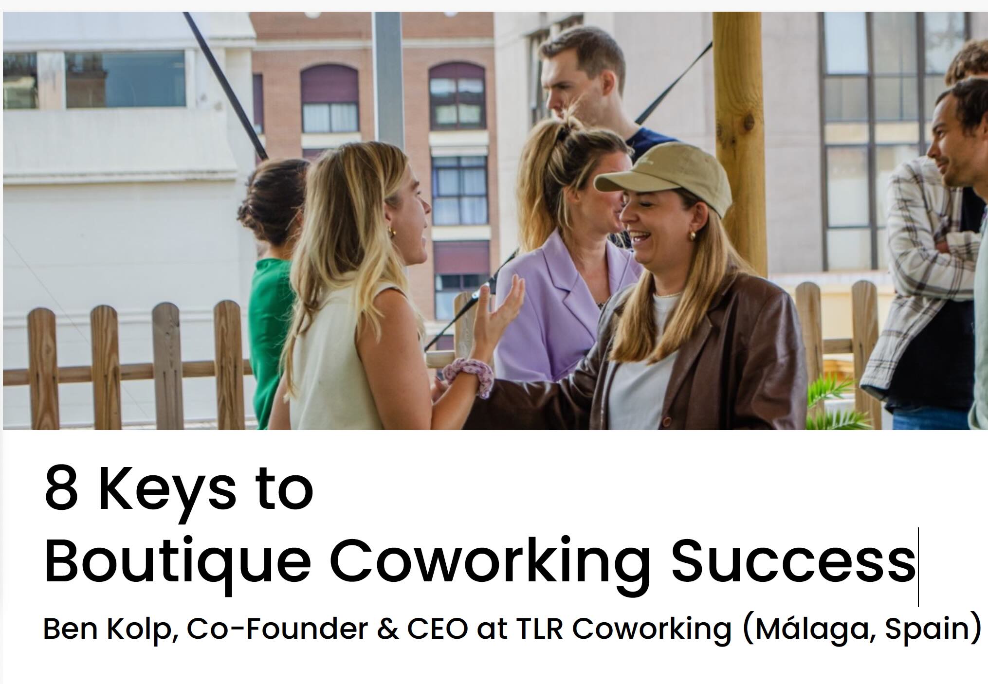 The Living Room (Malaga) – 8 Keys to Boutique Coworking Success